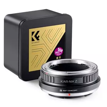 Адаптер для крепления объектива производителя Concept Direct Store, совместимый с Nikon Z Mount Adapter Z с ручной фокусировкой Объектив Konica AR Mount Nikon Z Mount
