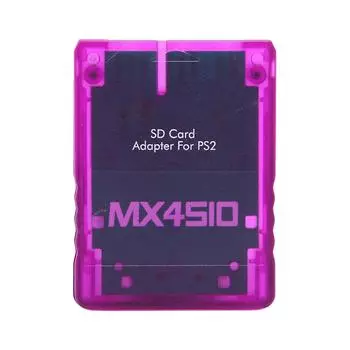 Адаптер для микрокарт памяти MX4SIO SIO2SD, стабильная замена, устройство для чтения микрокарт памяти фиолетовый