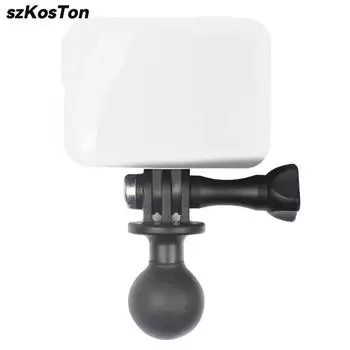 Адаптер для шарового крепления Gopro Hero 13 12 11 10 DJI Insta360 X4 AKASO SJCAM Sports Camera для креплений RAM с вращающейся шаровой головкой Universal