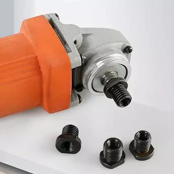 Адаптер для угловой шлифовальной машины, M10 - M14/M16, простая установка, быстрая замена, преобразователь резьбы для интерфейса полировальной машины