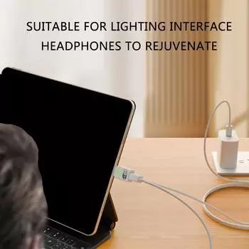 Адаптер для зарядки USB C - Lightning/Type C для iPhone 15 MacBook, быстрое зарядное устройство и кабель синхронизации данных, выходная мощность 45 Вт серый
