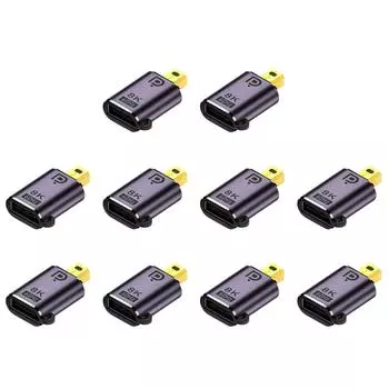 Адаптер DP1.4 к мини-адаптеру 8K 60 Гц с индикаторными лампочками для ПК (В)