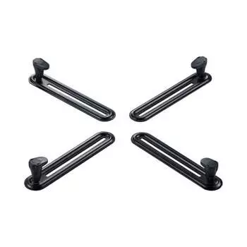 Адаптер ELECOM Monitor Arm VESA, адаптер для крепления монитора на кронштейне для мониторов, не совместимых с VESA, адаптер VESA Holeless, размеры мониторов от 13 до 27 дюймов