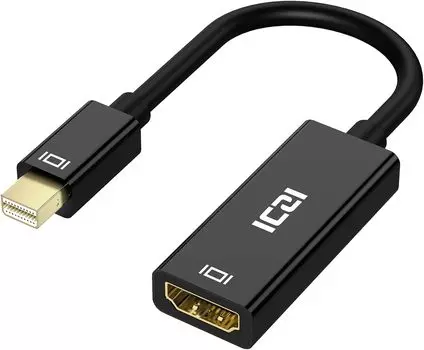 Адаптер ICZI Mini DisplayPort HDMI MiniDP 2 Port Convert для совместимости с MacBook Mac Surface Mini DisplayPort to HDMI Converter Adapter 4K@30Hz