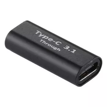 Адаптер из алюминиевого сплава Type-C/USB-C Female на Type-C/USB-C Female