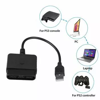 Адаптер контроллера PS2-PS3 Playstation 2-USB-кабель