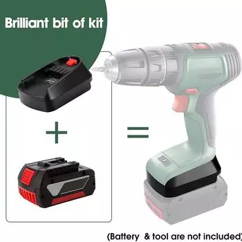 Адаптер-конвертер для литиевой батареи Bosch/Dewalt/Makita/Milwaukee 18 В для замены электроинструмента Bosch C tool 18 В