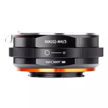 Адаптер крепления Concept Переходник крепления Nikon Micro Four Thirds Совместим с креплением Nikon F Переходник крепления G Матовое покрытие Реализация бесконечности