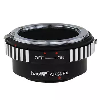 Адаптер крепления объектива Haoge для объективов Nikon Nikkor G и камер Fujifilm с креплением X, таких как X-A1, X-A2, X-A3, X-A10, X-E1, X-E2, X-E2S, X-M1, X-pro1,