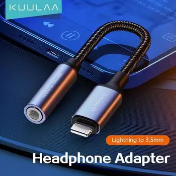 Адаптер Kuulaa с Jack 3,5 мм на Lightning
