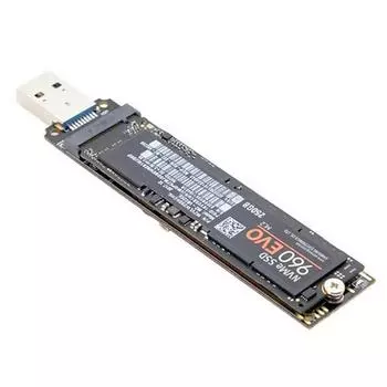 Адаптер M.2 к USB 3.1 Type-C Адаптер M2 SSD Nvme Pcie M Key SSD-адаптер