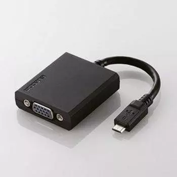 Адаптер-переходник ELECOM 2A выход 10 см черный MHL-VGA MPA-MHL2VGANBK