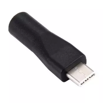 Адаптер питания 5,5x2,1 мм «мама» — USB 3.1 Type C для MacBook 12 дюймов, Chromebook Pixel 2015, планшетного ПК Nokia N1(черный) чёрный