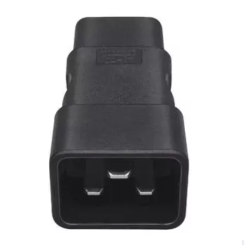 Адаптер питания IEC320 C20 - C19, профессиональный, высокопроизводительный, прочный, из ПВХ