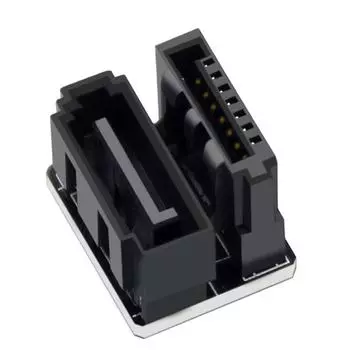 Адаптер питания портативный угловой SATA 7Pin угловой адаптер для компьютера SSD HDD