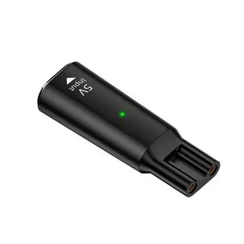Адаптер питания Yousheng Type-C для электробритвы Philips 4,3 В/5 В/8 В/15 В, алюминиевый сплав, разъем для зарядки со светодиодным индикатором type-C Elliptic 5V Black