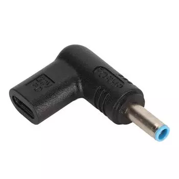 Адаптер постоянного тока Type C Female to 4.5x3.0mm Профессиональный эффективный 100 Вт PD USB C to DC адаптер питания для