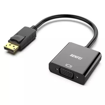 Адаптер преобразования DisplayPort в VGA BENFEI в адаптер преобразования DisplayPort VGA (DP-VGA-выход)