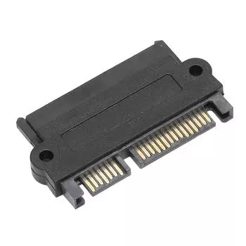 Адаптер SAS to SATA Port Hard Drive to Mainboard 15PIN Converter SFF8482 Black Plastic
