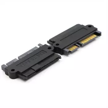 Адаптер SFF-8482-SATA Адаптер жесткого диска SAS-SATA Адаптер скорости передачи данных 5 Гбит/с чёрный