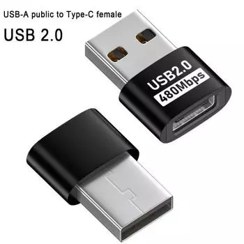 Адаптер телефона Yousheng Type-C к USB-A 2.0, 480 Мбит/с, высокоскоростная передача данных, многофункциональный адаптер для зарядки A