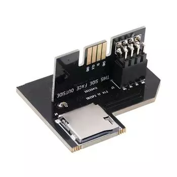 Адаптер TF/SD SP2 для SD2SP2 Pro, устройство чтения карт SDL Micro S.D большой емкости для GameCube Homebrew и загрузки резервных копий игр, игровые аксессуары чёрный