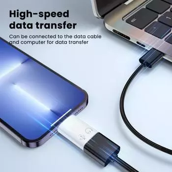 Адаптер типа C для разъема 8pin, зарядка, быстрая передача данных, высокоскоростной многофункциональный USB-адаптер
