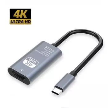 Адаптер TYPE C - HDMI 4K USB C USB3.1 Male - HDTV Female Converter Cable для ноутбука, планшета, телевизора, MacBook 4K 30HZ