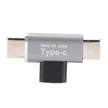 Адаптер TypeC Female to Micro Male 2 в 1 для iPhone TypeC Mobile Phone Upgarde Accessories(двойной