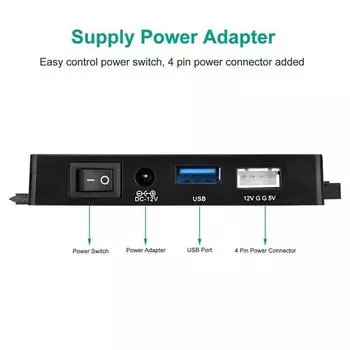 Адаптер USB 3.0 для жесткого диска SATA IDE, кабель-переходник для 3,5 2,5-дюймового HDD/SSD CD DVD ROM CD-RW, адаптер IDE SATA 3 в 1