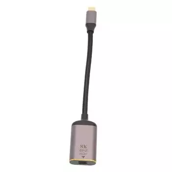 Адаптер USB C на Mini DisplayPort 8K 60 Гц Plug and Play USB C Male на Mini DP Female кабель для USB