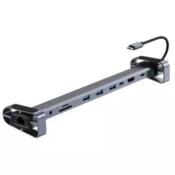 Адаптер USB C SD/TF Card Reader 3,5 мм AUX HDMI-совместимый 4K для Macbook Hua AU