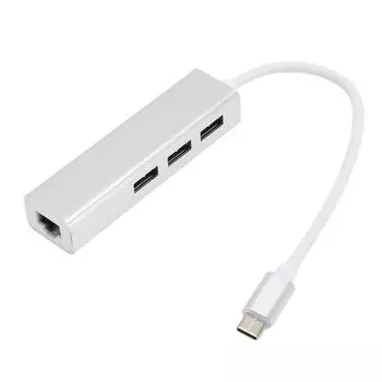 Адаптер USB-Ethernet 1000 Мбит/с высокоскоростной сетевой адаптер Type C3.0-USB3.0 RJ45 Gigabit для