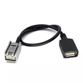 Адаптер USB-кабеля Aux с 2008 года для Civic Jazz/Cr-V Accord/Cr-Z 09-13 Mp33 чёрный