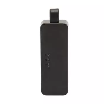 Адаптер USB - RJ45 2500M Plug and Play Портативный широко совместимый адаптер USB - Ethernet для USB3.0 чёрный