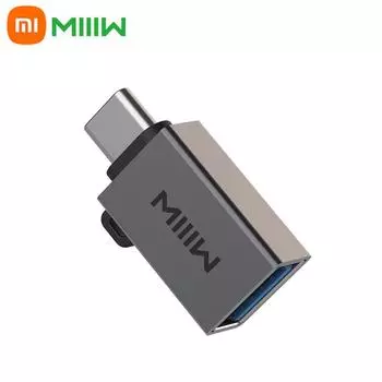 Адаптер Xiaomi MIIIW USB Type C OTG Type-C в USB-кабель-конвертеры для Macbook Samsung S20 Xiaomi USB в Type-c OTG
