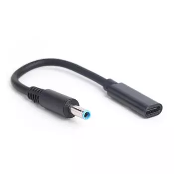 Адаптер зарядного устройства для ноутбука PD USB Type C с гнездом постоянного тока 4,5x3,0 мм для HP