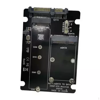 Адаптер жесткого диска, преобразователь SATA/mSATA в SATA 3.0, с отверткой, инструмент для ремонта, преобразователь SSD премиум-класса