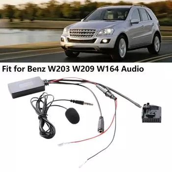 Адаптерный кабель AUX длиной 27 см, Bluetooth-совместимая автомобильная аудиосистема