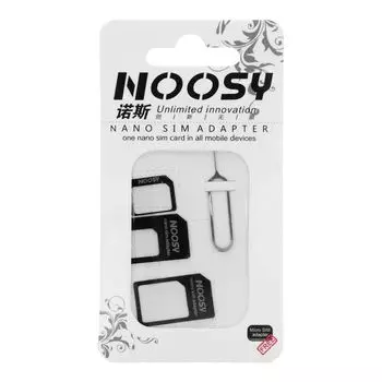 Адаптеры Nano SIM/Micro, Micro Sim и Nano/Sim (НУСИ 3в1) черный