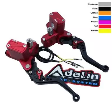 Adelin PX6 Brake Clutch Pump Lever Motorcycle Hydraulic Master Cylinder Accessories 7/8 12.7mm piston CNC for Yamaha Moto золотой