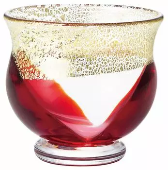 ADERIA Tsugaru Vidro Cherry Blossom Made in in a Cosmetic Cold Sake Gift for Housewarming Retirement Birthday Gift F62199 Sake, April, Viewing, 50ml,