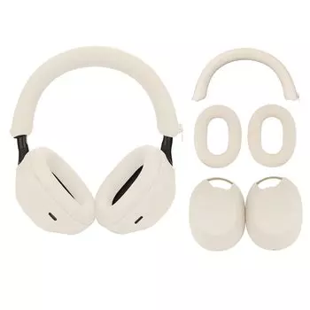 Adhiper Case Cover for Sony Ear Pad WH1000XM5 Cover Washable Sweatproof Soft Silicone Headphone Accessories WH-1000XM5 Headphones, WH-1000XM5