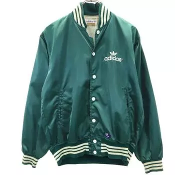 adidas 70s 80s Vintage made by Descente Trefoil logo Stajan L green Men s Used