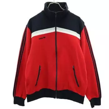 adidas 70s ATS-30 DESCENTE West German Tag Vintage Trefoil logo Long sleeve Track jacket Men s Used