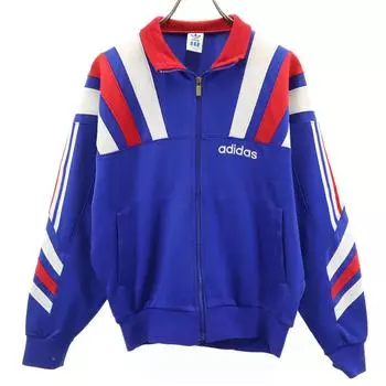 adidas 80s Vintage Descente Track jacket L blue Men s Used