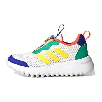 adidas ActiveFlex Boa 3.0 J White Gold Blue Детские кроссовки Cloud-White Sun-Gold Transparent-Blue HP5807 40