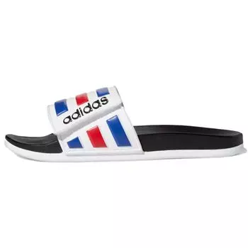 Adidas Adilette Comfort Регулируемые кроссовки White Royal Scarlet Мужские кроссовки Cloud-White Royal-Blue FY8095 40