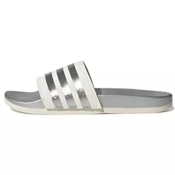 Adidas Adilette Comfort Slide White Matte Silver Женские кроссовки Chalk-White GW8746 36
