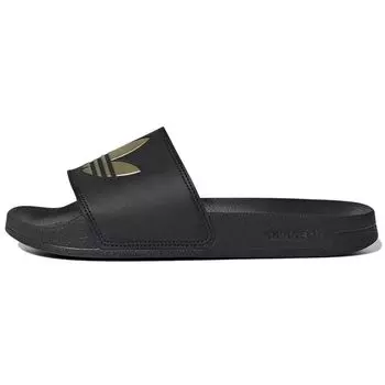 adidas Adilette Lite Slide Black Matte Gold Женские кроссовки Core-Black GZ6196 38